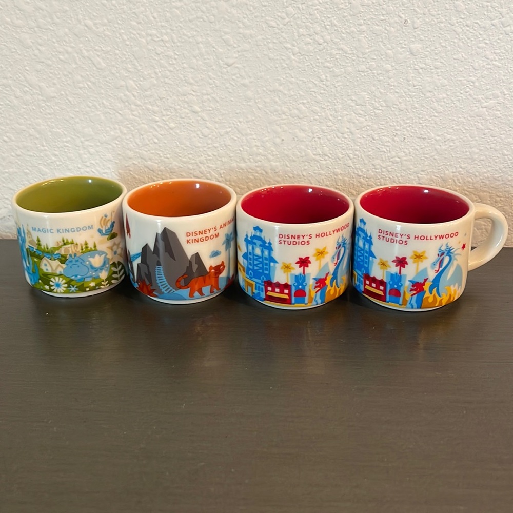 Espresso Starbucks Disney Park Mugs